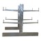 Vestil Gray Galvanized Cantilever Double Updright Set 6ft Height 36" Arms, PR SDU-C-6-36-G-SET - alternate 4
